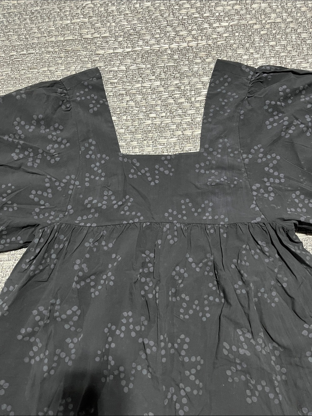 Anthropology | Puff-Sleeve Cotton Romper - Picture 7 of 16